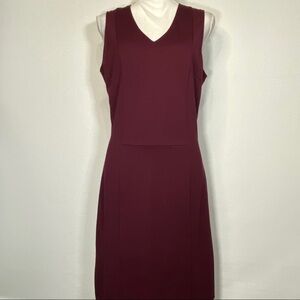 Armani Exchange Loose Fitted Midi V-Neck Dress NWT